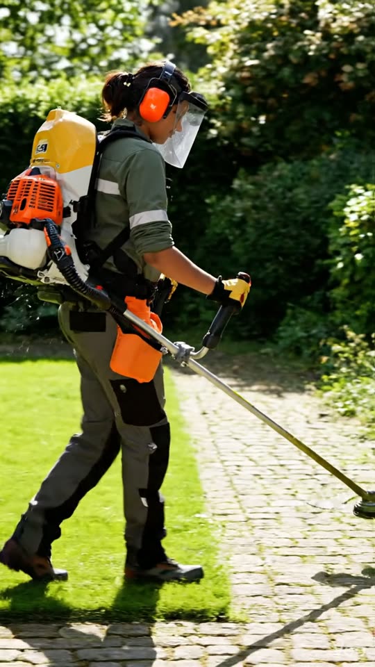 Decespugliatore zaino 52cc — demo prodotto